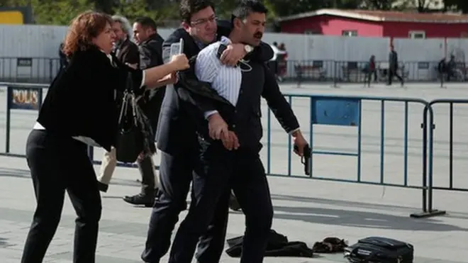 Saldırı kameralar kayıttayken gerçekleşmişti