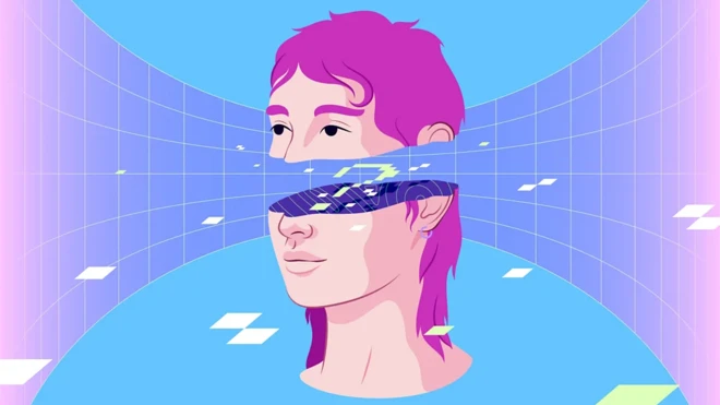 Ilustracija čoveka rađena u programu veštačke inteligencije