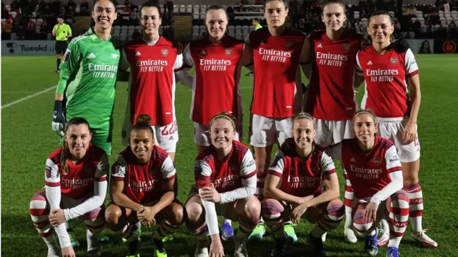 Đội tuyển nữ Arsenal đã từng vô địch Champion League mùa giải 2006 - 2007
