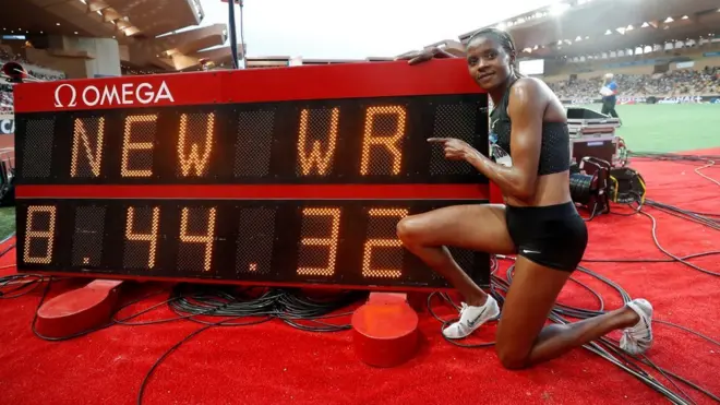 Beatrice Chepkoech bat le record du monde du 3000 m steeple