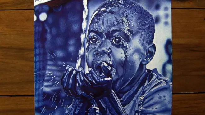 Brian anachora kwa kutumia kalamu ya wino