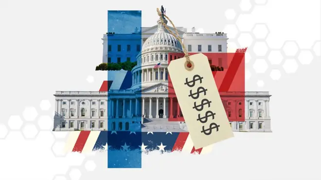 กราฟิกรูปทำเนียบขาว