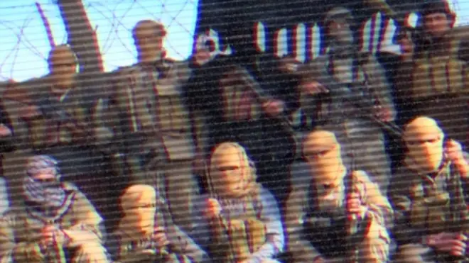 صورة لمسلحين من تنظيم الدولة الإسلامية