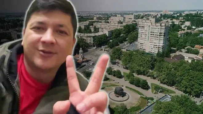 Виталий Ким на фоне Николаева