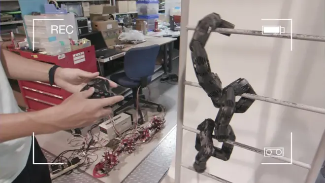 يزور أنيس القديحي اليابان ليطلع على مشروع لاستخدام الإنسان الآلي في جهود البحث والإنقاذ عن الضحايا.