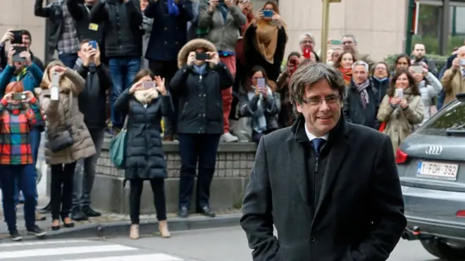 Carles Puigdemont en Bruselas