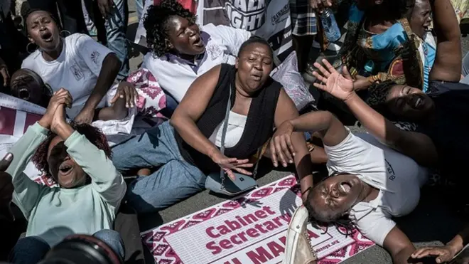 Une manifestation des femmes à Nairobi au Kenya. ( Photo d'illustration)