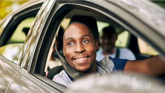 Man wey dey inside Uber