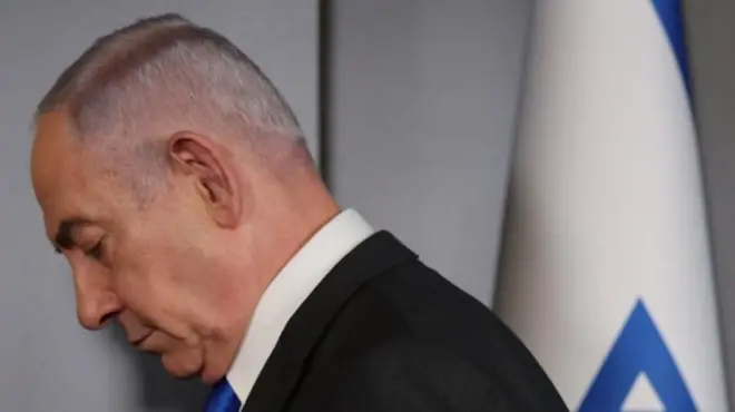 رئيس الوزراء الإسرائيلي بنيامين نتنياهو