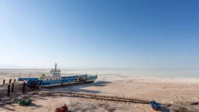 عکس سال ۲۰۱۸ از دریاچه ارومیه