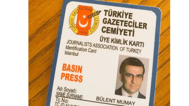 Mumay Twitter hesabında TGC basın kartını paylaşarak, "Üyesi olduğum tek örgüt budur. Ne başka örgüt bilirim, ne başka meslek" dedi.