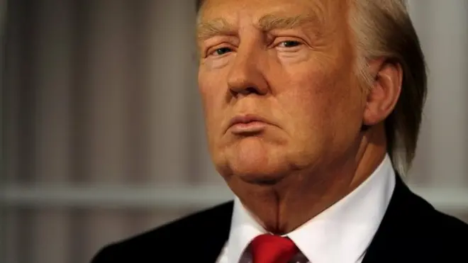 Це - воскова фігура Трампа з іншого музею, Мадам Тюссо у Вашингтоні