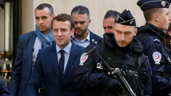 ماكرون بعد نتائج الجولة الأولى