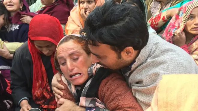 मारे गए बीजेपी नेता फ़िदा हुसैन की मां