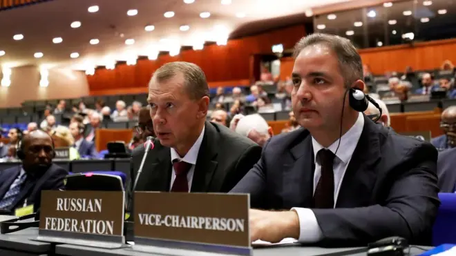 Постпред России в ОЗХО и замминистра промышленности и торговли Георгий Каламанов были во главе тех, кто выступал против расширения полномочий