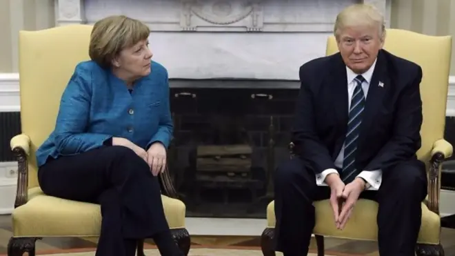 Меркель и Трамп