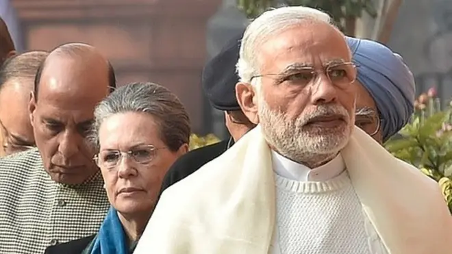 सोनिया गांधी और नरेंद्र मोदी