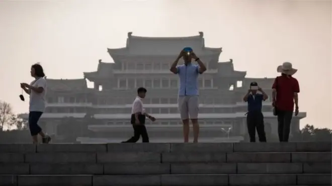 Khách du lịch ở Bắc Hàn