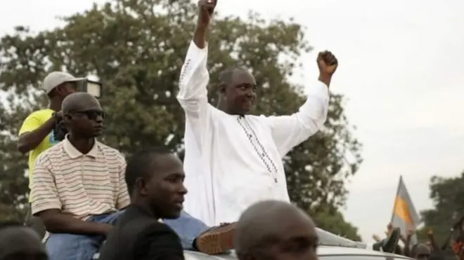 Rais mteule wa Gambia Adam Barrow