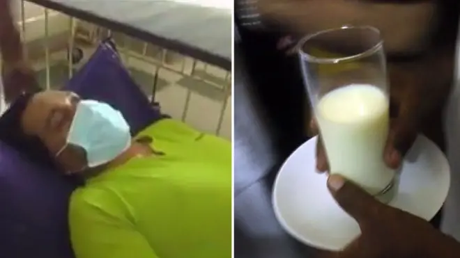 කිරි වීදුරුවක් පානය කර උපවාසය අත්හරී