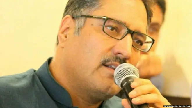 शुजात बुखारी, श्रीनगर, जम्मू और कश्मीर