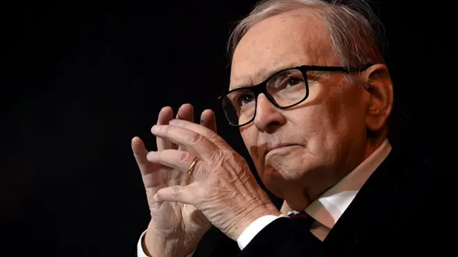 Italian composer Ennio Morricone