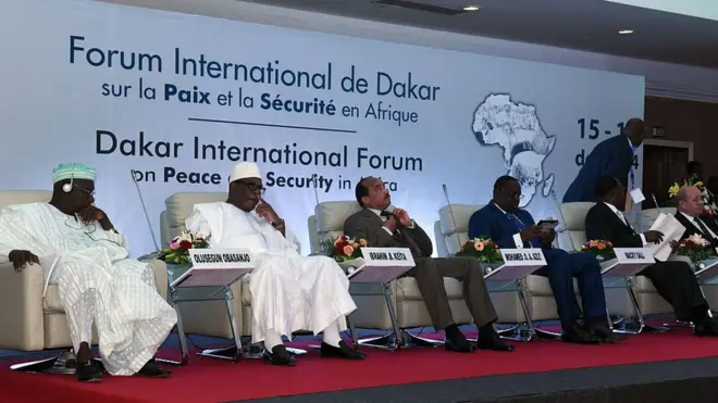 Les Chefs d'Etat lors du Forum de 2014 sur la paix et la sécurité