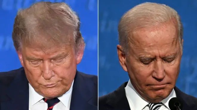 Trump y Biden protagonizaron un caótico primer debate.