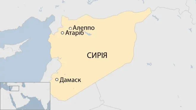 Карта Сирії