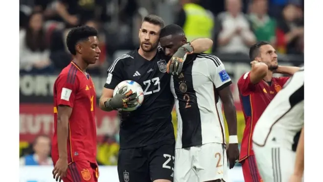 المنتخب الألماني رمى بكل ثقله في الهجوم في الدقائق الأخيرة من المباراة