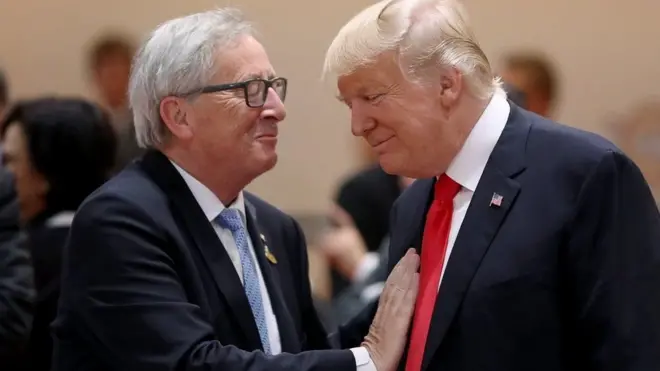 На первый взгляд Дональд Трамп и Жан-Клод Юнкер похожи, как день и ночь, но на самом деле, у них много общего