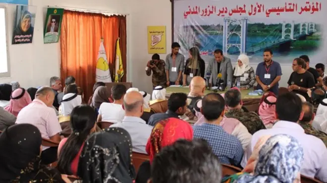 اعتادت قوات سوريا الديمقراطية تشكيل مثل هذه المجالس لادارة المدن قبل تحريرها من التنظيم