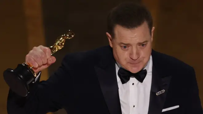 Brendan Fraser ganó el Oscar por su papel en The Whale.