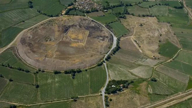 L'ancienne ville de Kanesh, également connue sous le nom de monticule de Kültepe, dans l'actuelle Turquie.