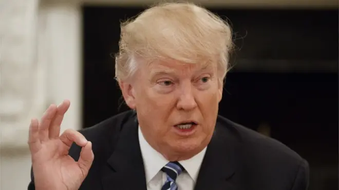 Дональд Трамп в Белом доме (9 февраля 2017 года)