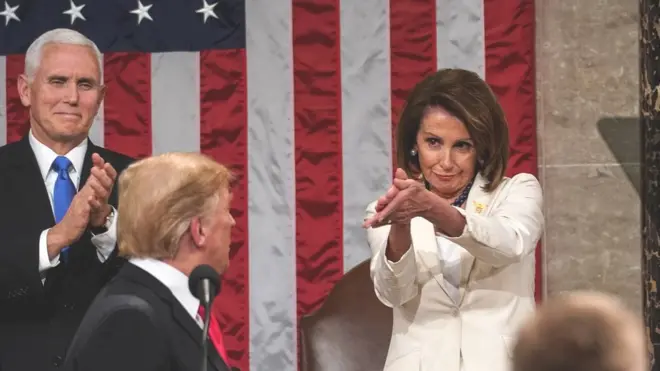 Trump na Pelosi