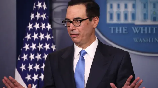 የአሜሪካ የገንዘብ ሚንስትር ስቲቭ ሙንሽን