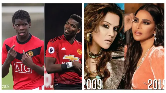 تحدي العشر سنوات #10yearchallenge