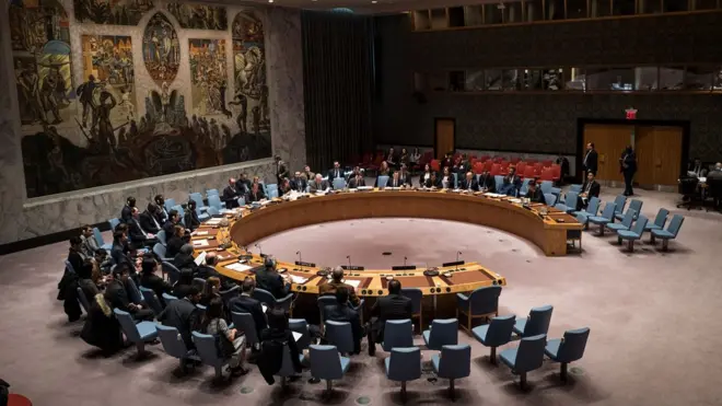 За резолюцію проголосували 14 членів РБ ООН, утримався лише представник США.