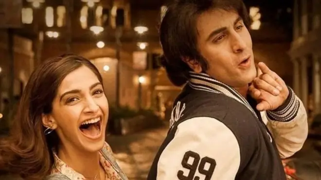 فلم سنجو میں سنجے دت کا کردار اداکار رنبیر کپور نے ادا کیا ہے