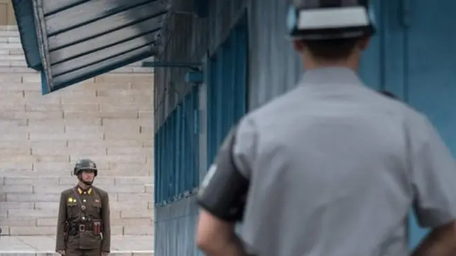 在板門店越過界線投奔韓國的個案並不常見