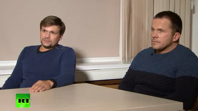 Интервью Петрова и Боширова телеканалу RT