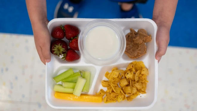 땅콩버터를 콩소스로 대체해 마련한 학교 급식