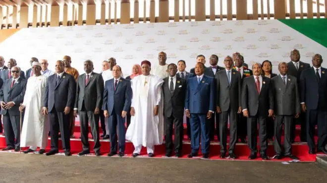 Heads of State for AU meeting inside Niger between 4-8 July, 2019.