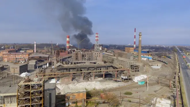 21 октября сгорел один из цехов завода