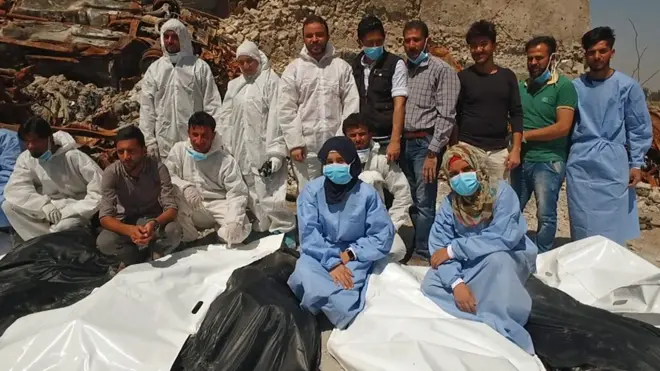 Voluntarios en Mosul