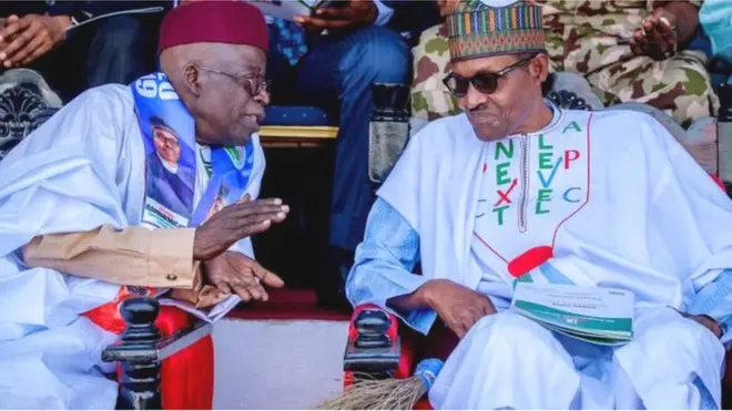 Tinubu n ba Buhari sọrọ