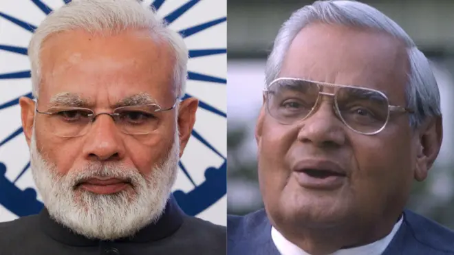 मोदी, वाजपेयी