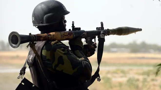 BIR Na symbol of Cameroon Soldier