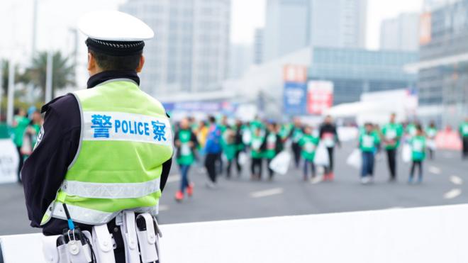 Police officer in China